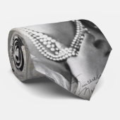 シックなパリのヴィンテージのシャンデリアのすばらしいgatsby女の子 ネクタイ (ロール)