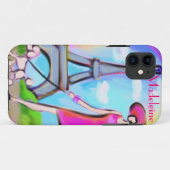 シックなパリの女性のiPhoneの場合 Case-Mate iPhoneケース (裏面(横))