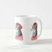 シックなパリジャンキャットマグ コーヒーマグカップ (正面右)