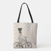 シックなパリ トートバッグ (裏面)