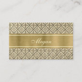 シックなパンチTin名刺 名刺 (正面)