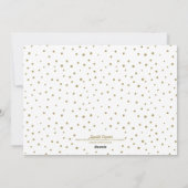 シックなヒイラギのすてきなクリスマスの休日の写真カード シーズンカード (裏面)