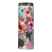 シックなヒョウのコーヒースパークルドリーム タンブラー (裏面)