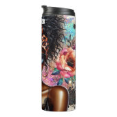 シックなヒョウのコーヒースパークルドリーム タンブラー (回転右)