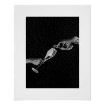 シックなヒョウ柄のポスター