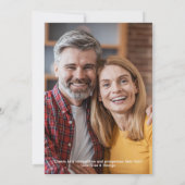 シックなピックボール"喜び"青いクリスマスフォト シーズンカード (裏面)