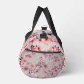 シックなピンクさくらんぼブロッサムダッフルバッグ ダッフルバッグ (右)