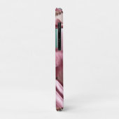 シックなピンクとグリーン Case-Mate iPhoneケース (裏面/左)