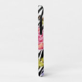 シックなピンクと紫のフローラ Case-Mate iPhoneケース (裏面/左)