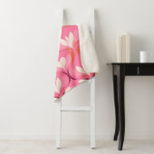 シックなピンクのハートオギー シェルパブランケット (インサイチュ)