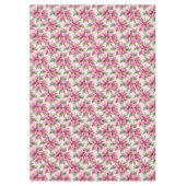 シックなピンクのポインセチア花クリスマス テーブルクロス (正面)