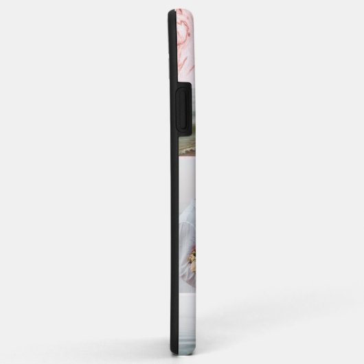 シックなピンクの大理石7フォトコラージュ Case-Mate iPhoneケース (裏面/右)