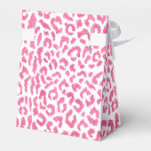 シックなピンクの白ヒョウ柄 フェイバーボックス (裏面サイド)