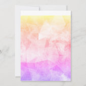 シックなピンクの紫色のドリップスグリッター新年クリスマス (裏面)