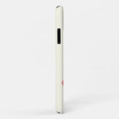 シックなピンクの花模様 Case-Mate iPhoneケース (裏面/右)