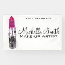 シックなピンクの黒い銀色の水色のリップメイクアップ