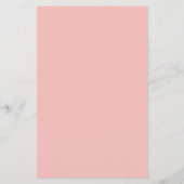 シックなピンクよくはしゃぐの赤ちゃんシャワーフローラ チラシ (裏面)