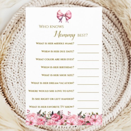 シックなピンクよくはしゃぐの赤ちゃんシャワーフローラ チラシ