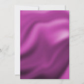 シックなピンクアゲート金ゴールド金箔誕生日 招待状 (裏面)