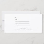 シックなピンクグリッターの顧客ギフト証明書 (裏面)