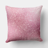 シックなピンクフェミニンフローラレース クッション (裏面)