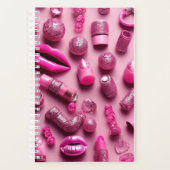 シックなピンクプランナー プランナー手帳 (正面)