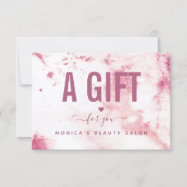 シックなピンクマーブルエレガントグラム美しいサロンモダン