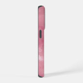 シックなピンクレース iPhoneケース (右側面)