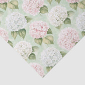 シックなピンクロマンティックブルーホワイトフローラ結婚ズ 薄葉紙 (詳細)