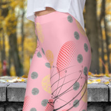 シックなピンク原子渦パターン