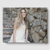 シックなピンク&ホワイトSweet sixteen写真 ゲストブック (裏面)