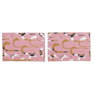 シックなピンク 枕カバー