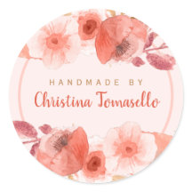 シックなピーチゴールデンフローラハンドメイドパーソナライズされたバイ