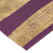 シックなフェイクモダン金ゴールドブラシストローク テーブルクロス (アングル)