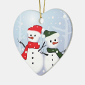 シックなフェスティバルクリスマスの常緑クリスマスツリー セラミックオーナメント (左)