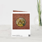 シックなフォトカスタムブラウンブラックフォードホリデーカード シーズンカード (裏面)