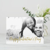 シックなフォトバレンタインデー シーズンカード (スタンド正面)