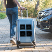 シックなフォトフレームステッカー シール (スーツケースインサイチュ)