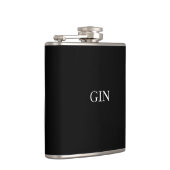 シックなフラスコの_GIN フラスク (右)
