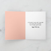 シックなフラミンゴのお母さん カード (内部)