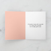 シックなフラミンゴのお母さん カード (内部)