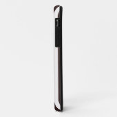 シックなフレンチ・ブルドッグおよびクラシックは縞で飾ります Case-Mate iPhoneケース (裏面/左)