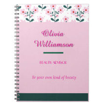 シックなフローラとカラーブロック