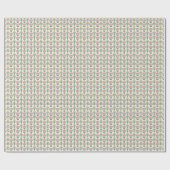 シックなフローラ幾何学的: ラッピングペーパー (フラット)