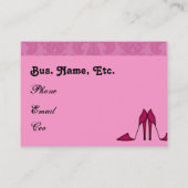 シックなブティックの名刺 名刺 (裏面)