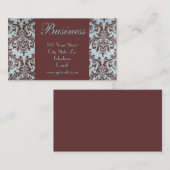 シックなブティックの生地の名刺1 名刺 (正面/裏面)