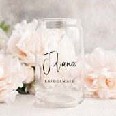 シックなブライデスメイドメイド・オブ・オーナー（花嫁付き添い人）結婚ズ ガラス缶