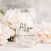 シックなブライデスメイドメイド・オブ・オーナー（花嫁付き添い人）結婚ズ ガラス缶