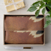 シックなブラウンブラッククリームウエスタンコウィド 薄葉紙 (ギフト)