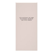 シックなブラシストローク |サロン価格表サービス ラックカード (裏面)